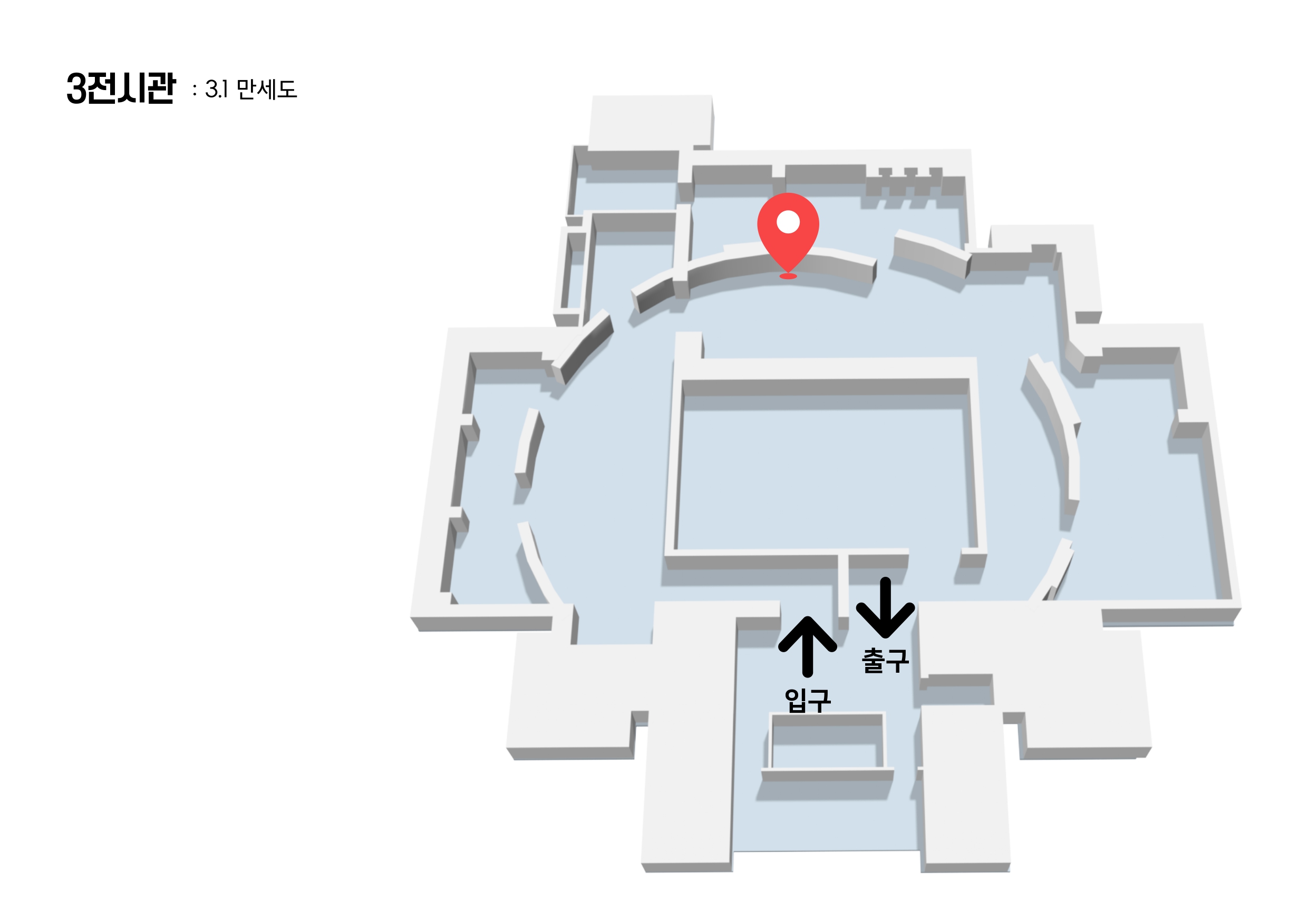 3전시관 3·1만세도 전시물 위치